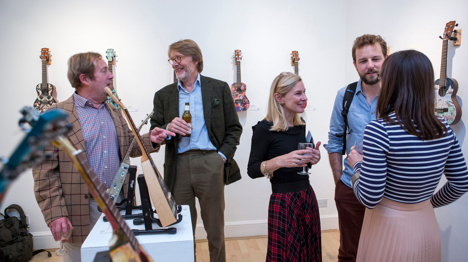 Art on a Ukulele Private View