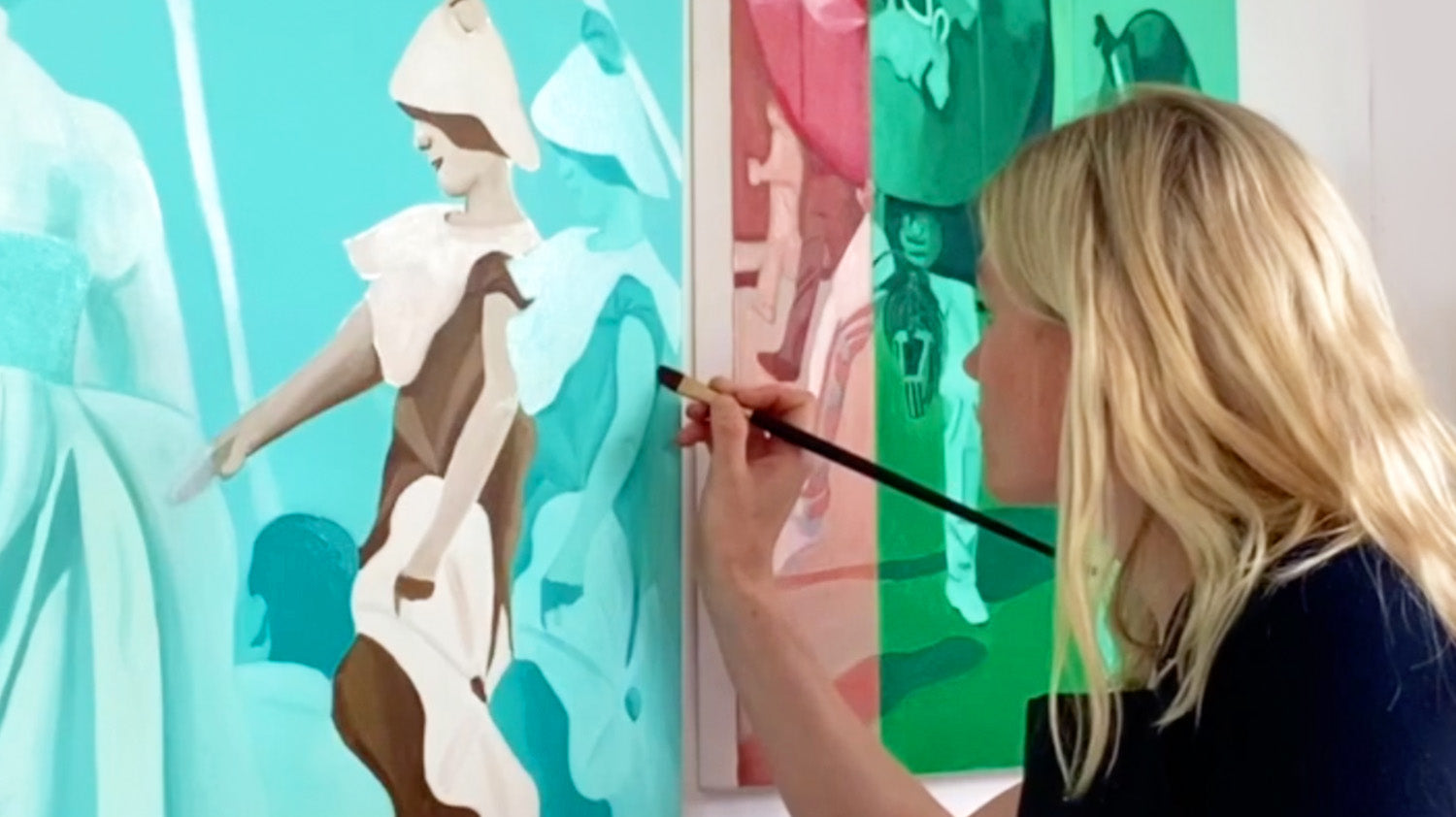 Where were the AOAP Summer Auction artists locked down?