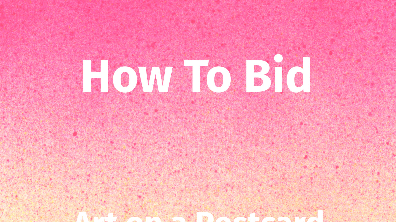 How To Bid: Art on a Postcard Summer Auction on Dreweatts.com