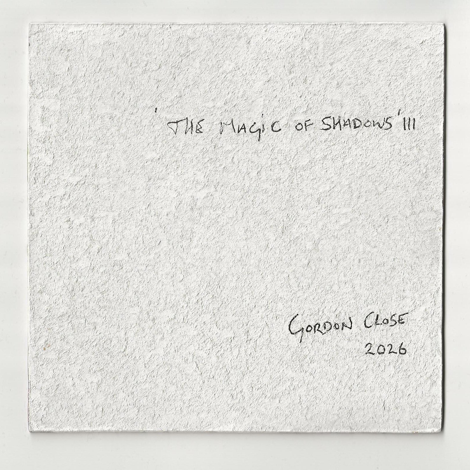 Gordon Close - The Magic of Shadows III, original artwork, AOAP Projects x RSA 2026