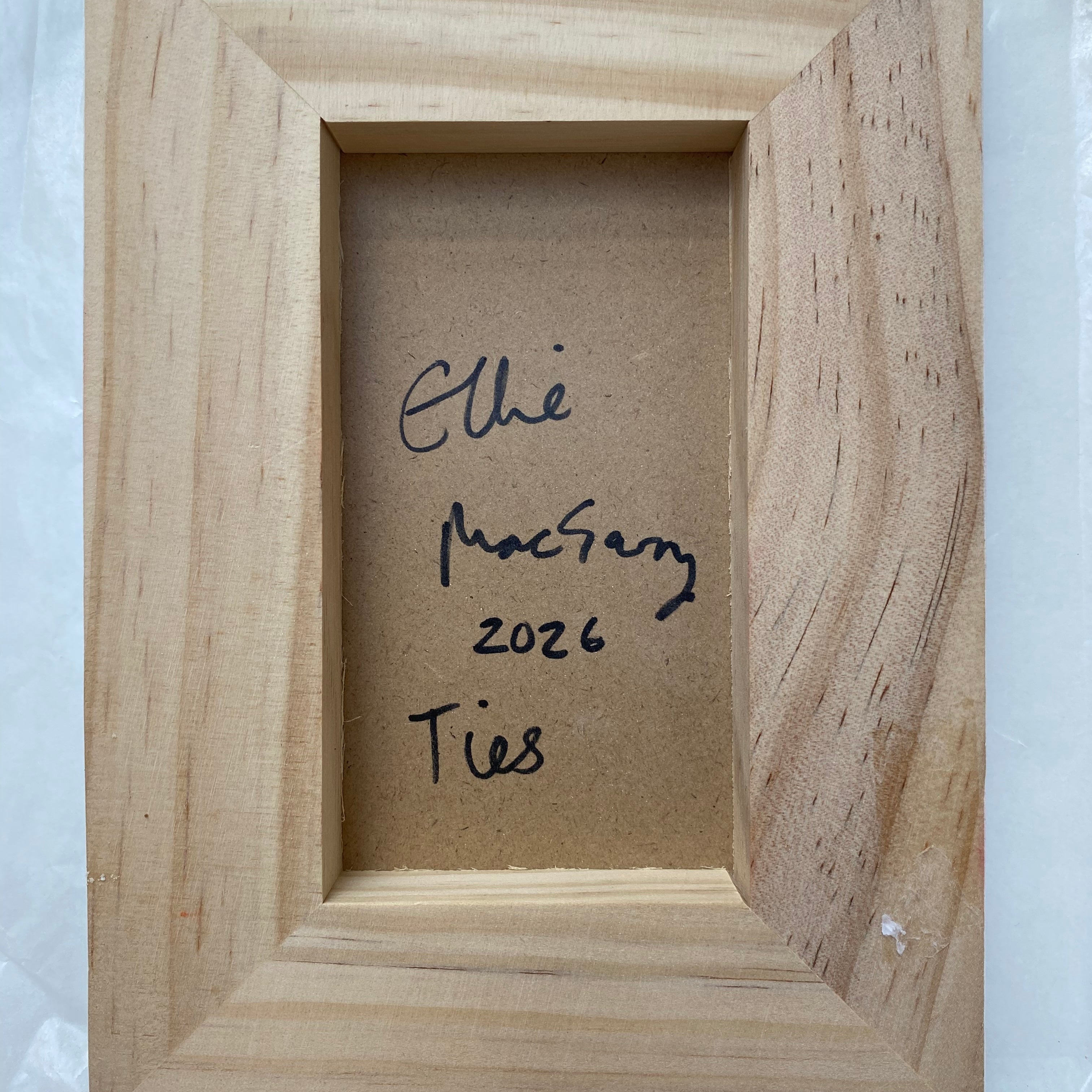 Ellie MacGarry - Ties, original artwork, AOAP Projects x RSA 2026