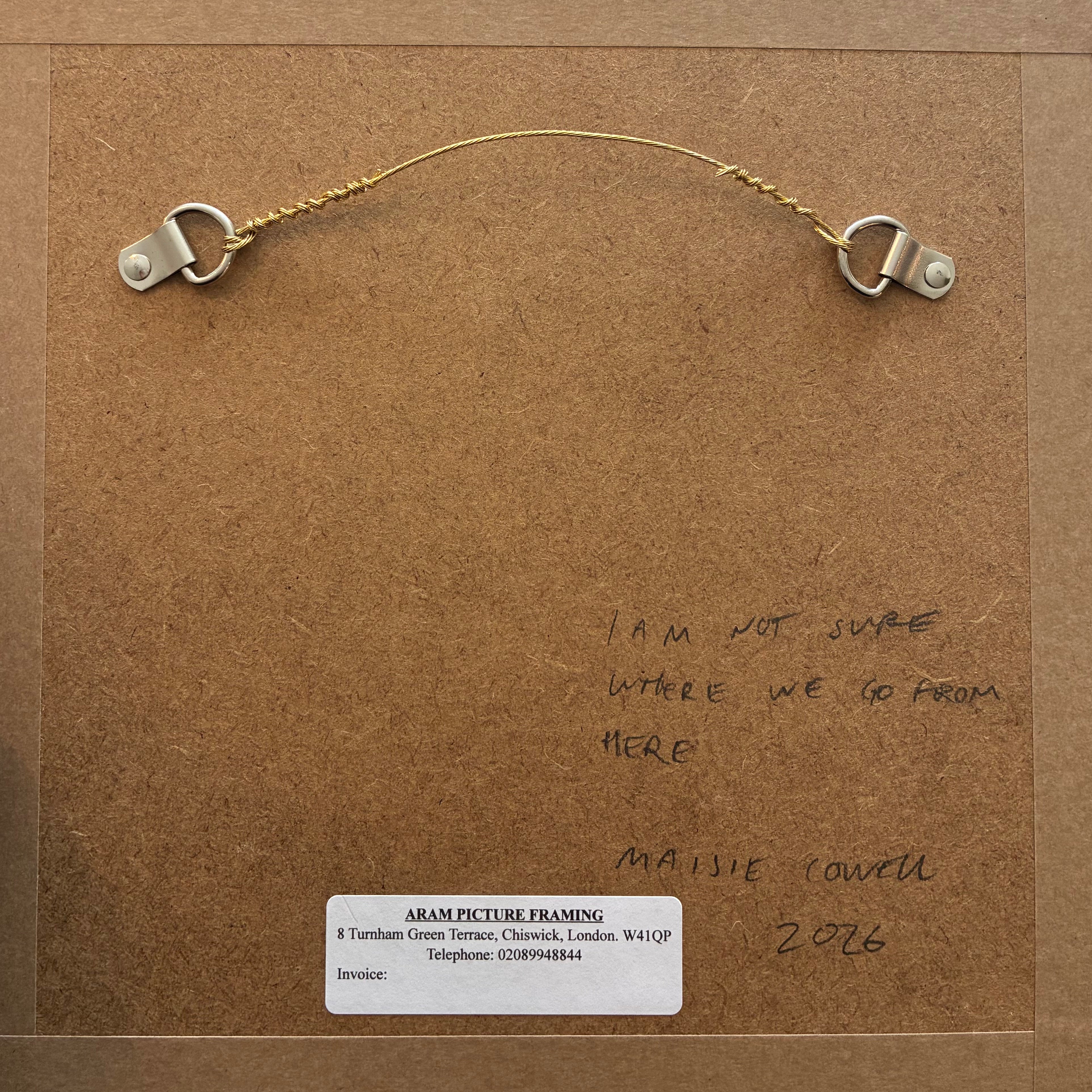 Maisie Cowell - I am not sure where we go from here, original artwork, AOAP Projects x RSA 2026