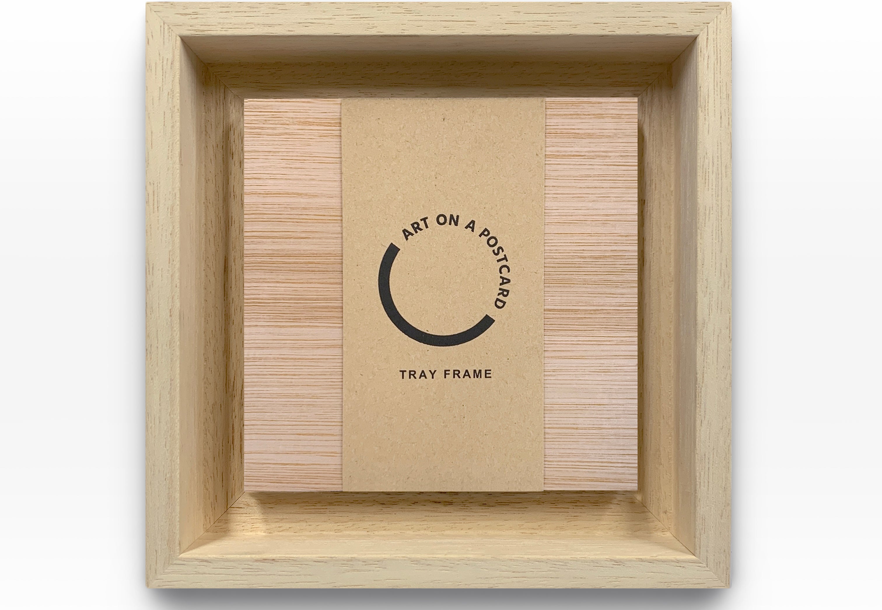 Handmade Obeche Wood Tray Frame 5x5 inches, AOAP Projects