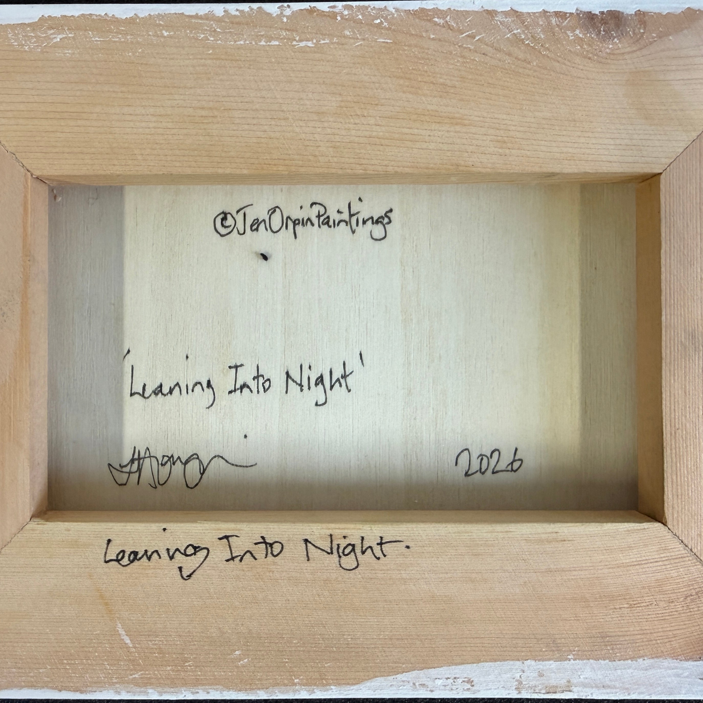 Jen Orpin - Leaning Into Night, original artwork, AOAP Projects x RSA 2026