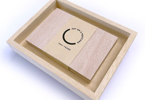 Handmade Obeche Wood Tray Frame (A5), AOAP Projects