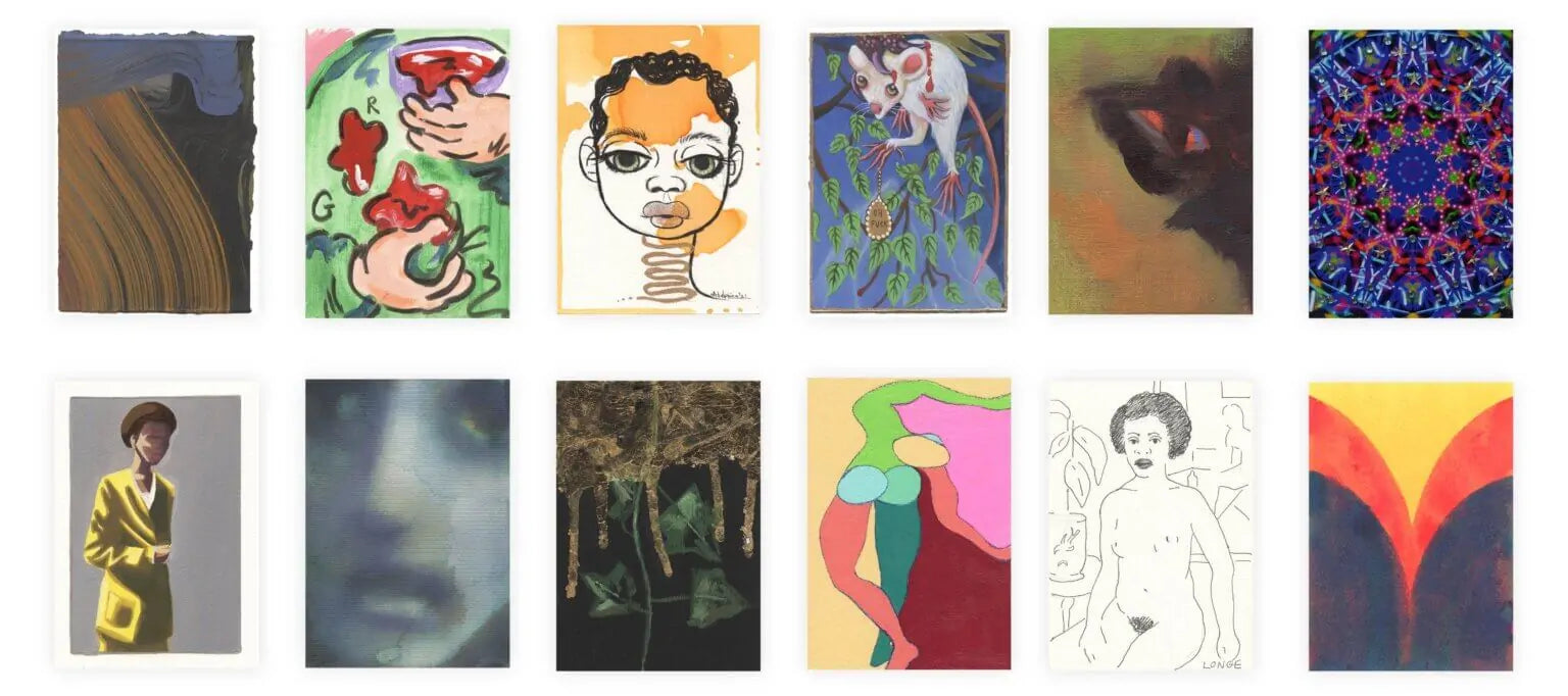 Art on a Postcard: She Curates Mini Auction