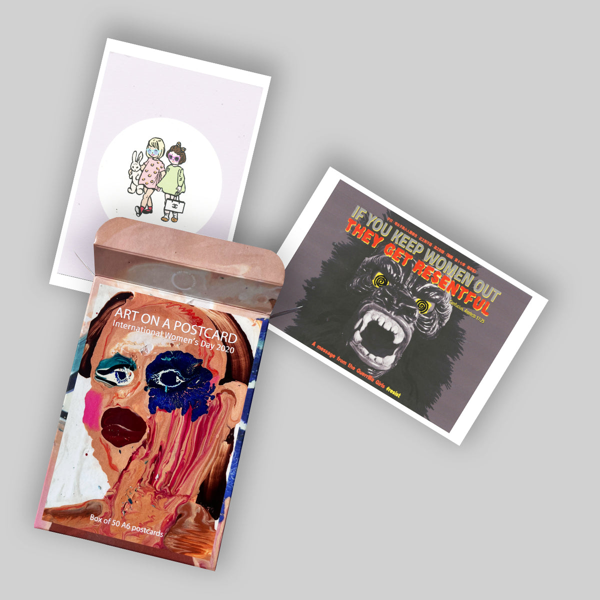 Art on a Postcard for International Women's Day 2020 Boxset of 50 card ...